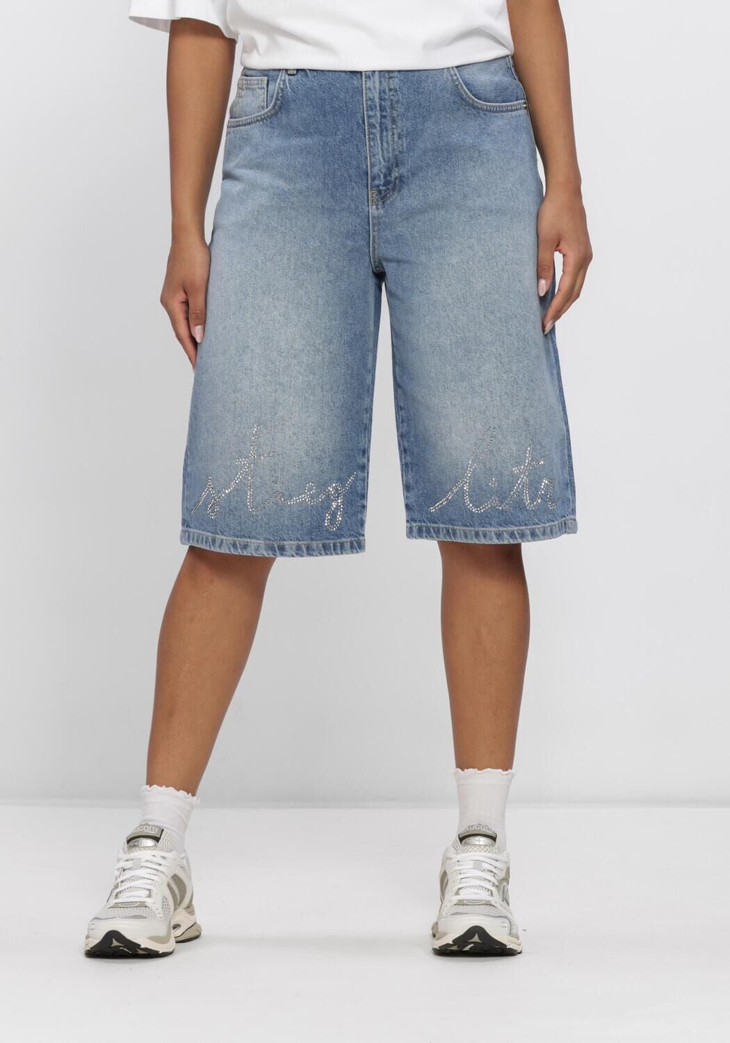 Stieglitz Jort Exclusives Denim Shorts, Maat: 40, Kleur: Lichtblauw