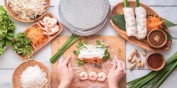 Mmm... Verse Vietnamese spring rolls maken doe je zo!