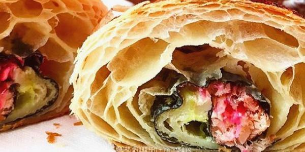 Nieuwe food trend: Croissant met sushi