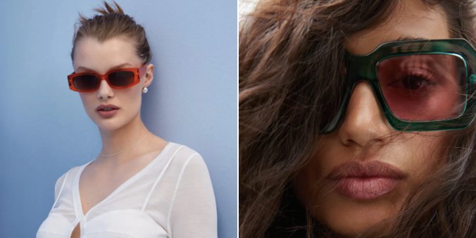 Deze kleurrijke zonnebrillen van MANGO wil je zomer 2022 op je neus hebben