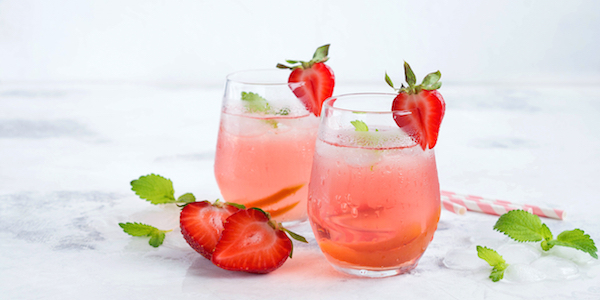 Recept: Kokos aardbei limonade