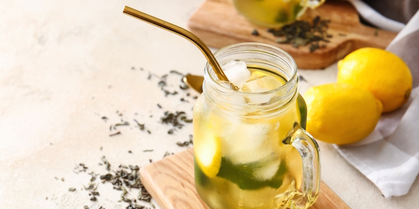 Recept: Groene ijsthee met komkommer