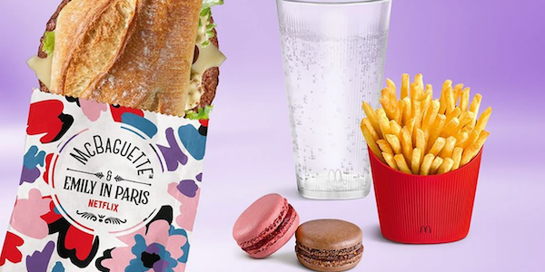 De McBaguette uit Emily in Paris is nu echt verkrijgbaar bij McDonald's