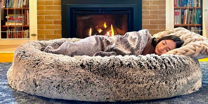 Deze hondenmand voor mensen wil je hebben