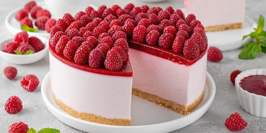 Lekker recept: no bake cheesecake met frambozen 