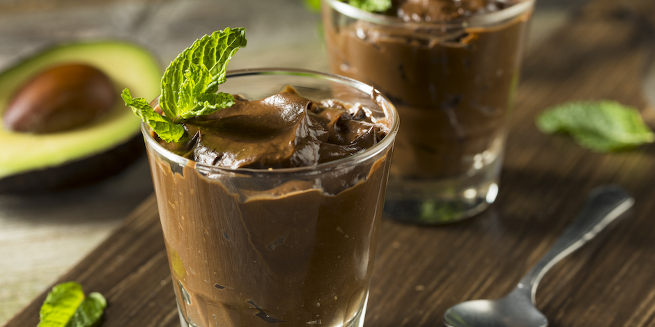 Gezonde chocomousse met Avocado