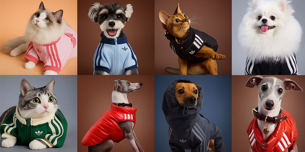 adidas Originals Pet Collection kledingcollectie voor honden en katten