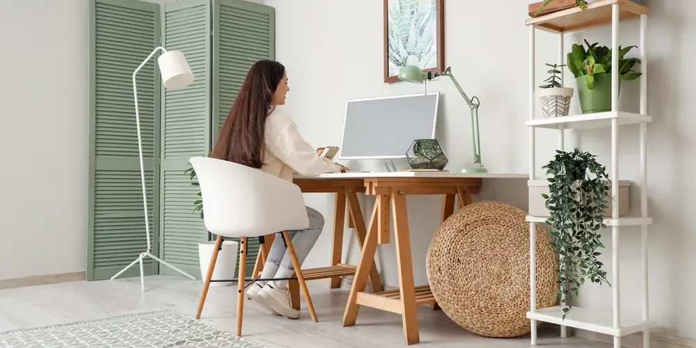 Zo richt je een stijlvolle thuiswerkplek in je nieuwe appartement in